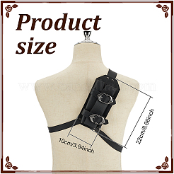 Verstellbare Schwertscheiden aus PU-Leder&nbsp;AJEW-WH0248-584B