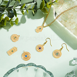 12 шт. 6 подвески в виде глаз из нержавеющей стали 304&nbsp;STAS-DC0012-68