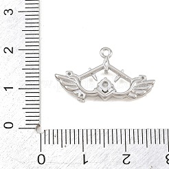 Messing micro pave klare zirkonia anhänger&nbsp;CU-CBA0565-10P