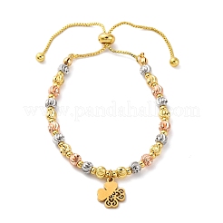 Браслеты из латуни BJEW-C090-02G-C