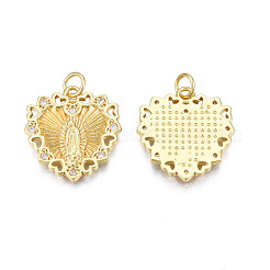 Латунные микро проложить кубического циркония подвески&nbsp;ZIRC-N039-228