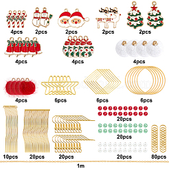 237 Stück DIY-Set zum Basteln von Ohrringen mit Weihnachtsmotiven&nbsp;DIY-SC0015-05