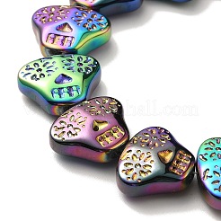 Стеклянные бусины с гальваническим покрытием &nbsp;LS-EGLA-F158-FP02