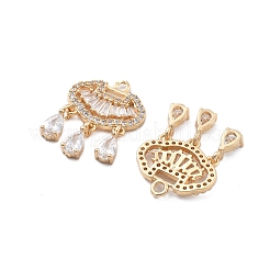 Латунные микро проложить кубического циркония подвески&nbsp;KK-B125-29G