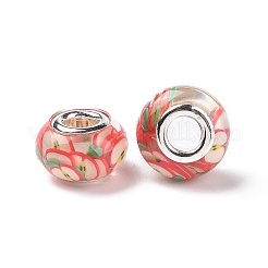 Perline rondelle europee in resina trasparente&nbsp;RPDL-P005-01P-10