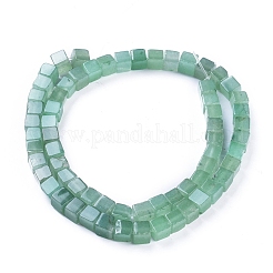 Естественный зеленый авантюрин бисер нитей G-D0020-12A