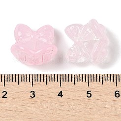 Perles de verre transparentes peintes en aérosol&nbsp;GLAA-Z011-06J
