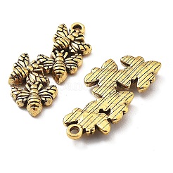 Tibetischer stil Aluminium Anhänger & Charms&nbsp;ENAM-S022-03AG