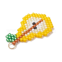 Anhänger aus Glasperlen mit Fruchtmotiven&nbsp;PALLOY-MZ01357-05