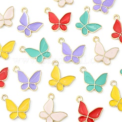 20шт 5 цвета сплава эмалевые подвески&nbsp;ENAM-YW0002-99