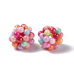 Пластиковые бусины ручной работы из искусственного жемчуга KY-P015-02