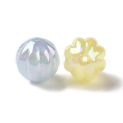 Placcatura uv arcobaleno iridescente perline glitterate in plastica abs&nbsp;KY-G025-05