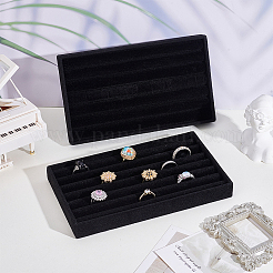 Бархатные подносы для колец ODIS-WH0113-12A