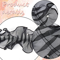 3 Yards plissiertes Organzaband&nbsp;OCOR-GF0006-03A