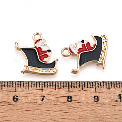 Plaqué or pendentifs en alliage d'émail&nbsp;LS-ENAM-T009-88-RS