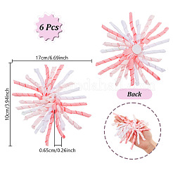 Selbstklebende Lockenblumen aus Polyester&nbsp;DIY-WH0110-20B
