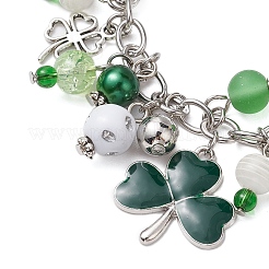 Сплав много подвесок браслеты цепи&nbsp;BJEW-JB11201
