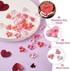 120шт 3 цвета прозрачные акриловые бусины&nbsp;MACR-CW0001-12