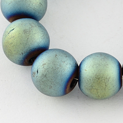 Немагнитные синтетический гематит бисер пряди&nbsp;LS-G-Q933-6mm-08