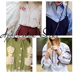 10 шт. пуговицы из эмалированного сплава BUTT-GF0001-31