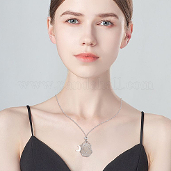 1 шт. ожерелье-мешок из нержавеющей стали 304 для изготовления самородков драгоценных камней&nbsp;NJEW-BBC0001-26