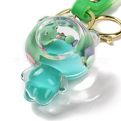 Акриловый кулон-брелок в виде смешанной бутылки&nbsp;KEYC-D018-07