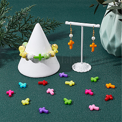 300 шт. Непрозрачные акриловые бусины&nbsp;SACR-SP0001-03