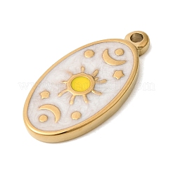 Подвески из нержавеющей стали 304 с эмалью&nbsp;STAS-B128-41G