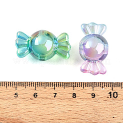 Прозрачные акриловые бусины градиентного цвета OACR-I015-55