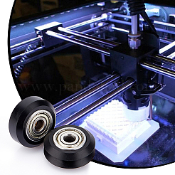 12шт 2-х стилистический пластиковый и стальной шкив&nbsp;AJEW-OC0002-69