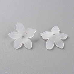 Матовые акриловые колпачки из бисера MACR-S371-05A-701