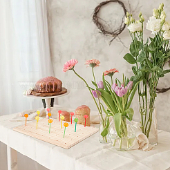 Прямоугольные стенды для леденцов из натурального дерева&nbsp;ODIS-WH0030-54A