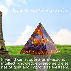 Украшения из кристаллов аметистовой пирамиды JX073A