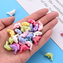 Непрозрачные акриловые бусины&nbsp;X-TACR-S153-34I