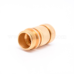 真鍮の蛇口ジョイント  ゴールドカラー  53.5x29mm  インナーサイズ：21/24.5mm&nbsp;KK-WH0034-18G