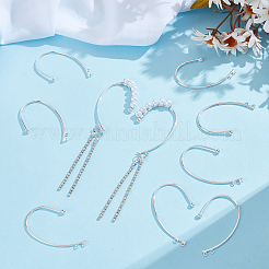 12 шт. латунная фурнитура для ушей KK-ME0001-78