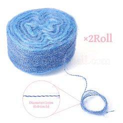 Сегментированная окрашенная пряжа для вязания DIY-TAC0033-03C