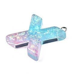 Подвески из прозрачной эпоксидной смолы CRES-S364-002X