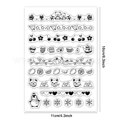 PVC-Plastikstempel&nbsp;DIY-WH0167-56-166