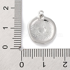 Латунные подвески с прозрачными кубическими цирконами KK-S403-05P