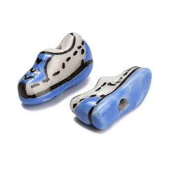 Perles en porcelaine manuelles&nbsp;PORC-L084-06C