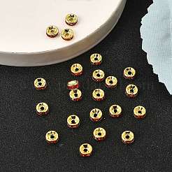 Латунные бусины разделители для поставки стразов&nbsp;RB-A014-Z6mm-21G