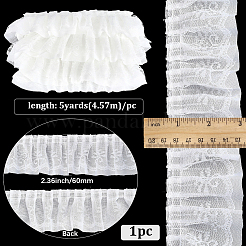 5 ярд двойной полиэстеровой кружевной отделки для украшения шитья&nbsp;OCOR-GF0005-06E