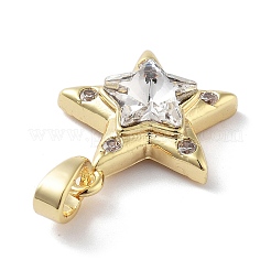 Латунные микро проложить кубического циркония подвески&nbsp;KK-F877-10G