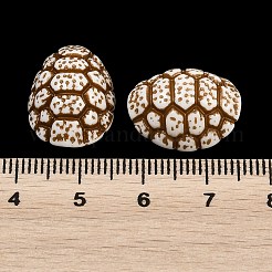 Perles acryliques opaques peintes à la bombe sur le thème de l'océan&nbsp;ACRP-F003-02I