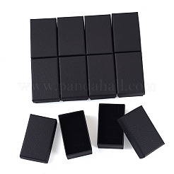 Aufbewahrungsboxen für Schmuckringe und Ohrringe aus Litschi-Strukturpapier&nbsp;CON-TAC0001-22A