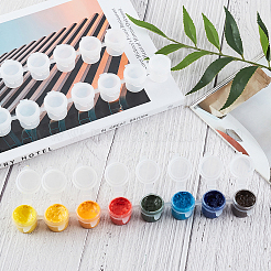 Пластиковые краски горшки полоски CON-PH0001-84