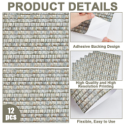 Modelo mini de papel tapiz&nbsp;DIY-WH0899-891E