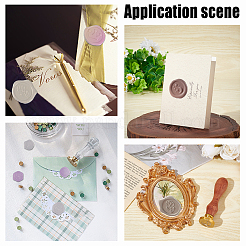 8 лист 4-х цветных ПВХ-клеек с восковыми печатями STIC-CP0001-14