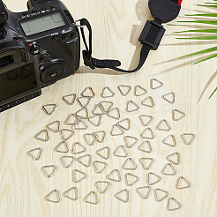 60 шт. 304 нержавеющая сталь регулировочные треугольные двойные пряжки&nbsp;STAS-UN0059-55